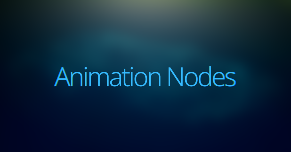 Animation Nodes